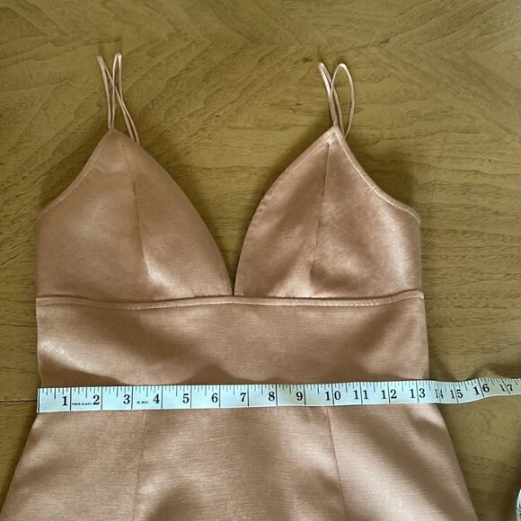 Christian Siriano Blush Rose Pink Double Strap Cocktail Dress Size 4 - Picture 9 of 15